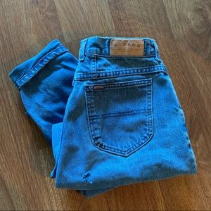 vintage 90's riders mom blue jeans